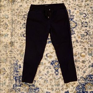 Halogen crop black dress pants